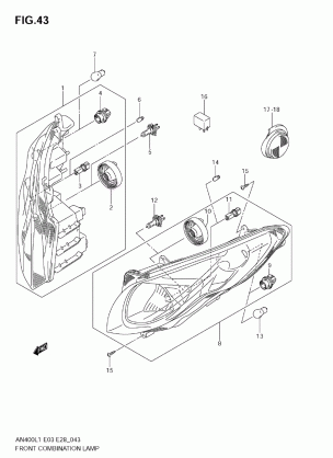 FRONT COMBINATION LAMP