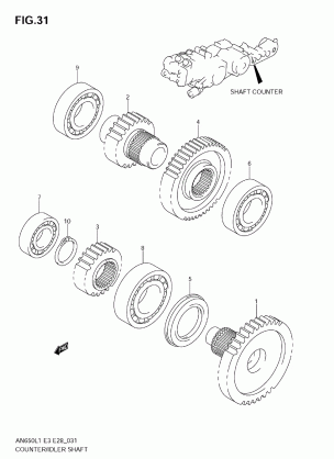 SHAFT COUNTER / IDLER