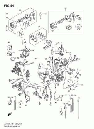 WIRING HARNESS (AN650A L1 E33)