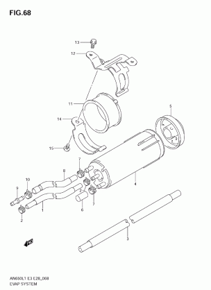 EVAP SYSTEM (AN650 L1 E33)