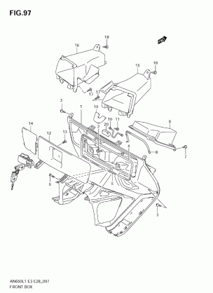 FRONT BOX (AN650A L1 E28)