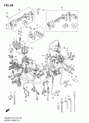 WIRING HARNESS (AN650AK6 / AK7 / AK8)