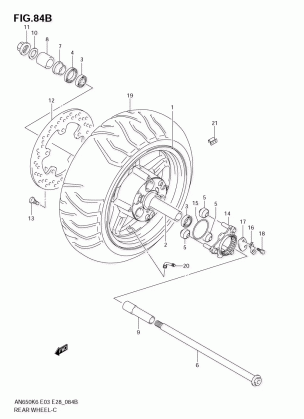 REAR WHEEL (AN650K8)