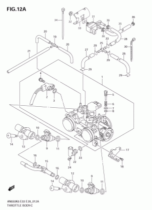 THROTTLE BODY (MODEL K7 / K8)