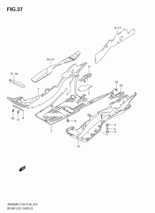 REAR LEG SHIELD