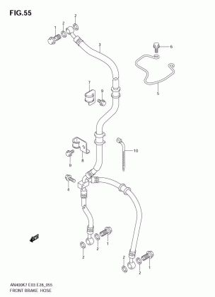 FRONT BRAKE HOSE