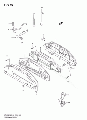 SPEEDOMETER (AN650AK6)