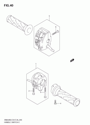 HANDLE SWITCH (AN650K6 / K7)