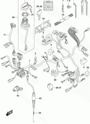 WIRING HARNESS (LT-A400FL5 P28)