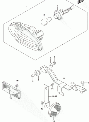 REAR COMBINATION LAMP (LT-A500XL5 P28)