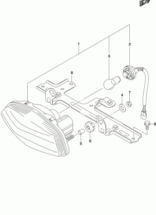 REAR COMBINATION LAMP (LT-A400FZL5 P33)