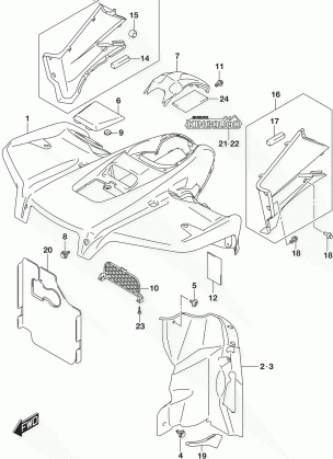 FRONT FENDER (LT-A500XL5 P33)