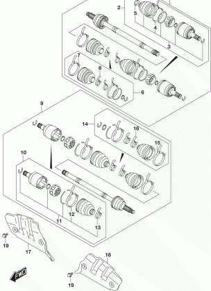 FRONT DRIVE SHAFT