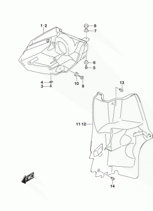 FRONT LAMP HOUSING
