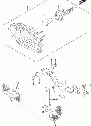 REAR COMBINATION LAMP (LT-A750XL5 P28)