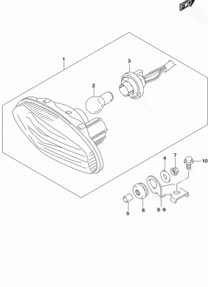 REAR COMBINATION LAMP (LT-A750XL5 P33)