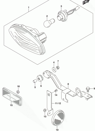 REAR COMBINATION LAMP (LT-A750XZL5 P28)