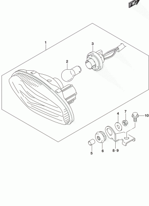 REAR COMBINATION LAMP (LT-A750XZL5 P33)