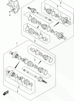 REAR DRIVE SHAFT