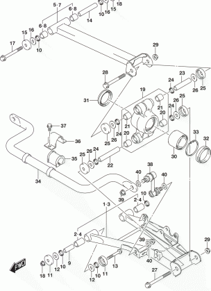 REAR SUSPENSION ARM