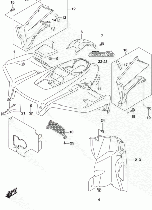 FRONT FENDER (LT-A750XZL5 P33)