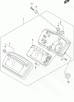 SPEEDOMETER (LT-A750XL5 P33)