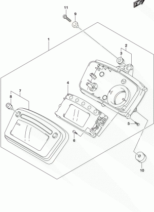 SPEEDOMETER (LT-A750XZL5 P33)