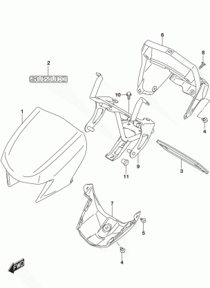 HANDLE COVER (LT-A750XL5 P28)