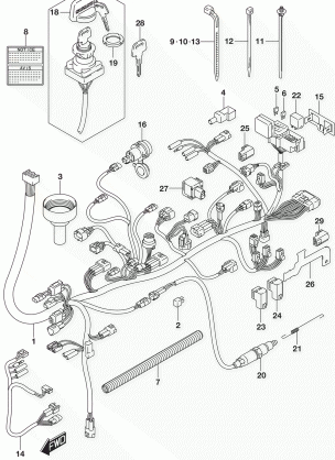 WIRING HARNESS (LT-A750XL5 P28)