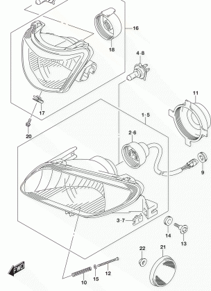 HEADLAMP (LT-A750XL5 P28)