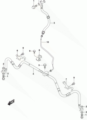 FRONT BRAKE HOSE