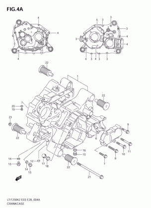 CRANKCASE (MODEL K3 / K4 / K5)