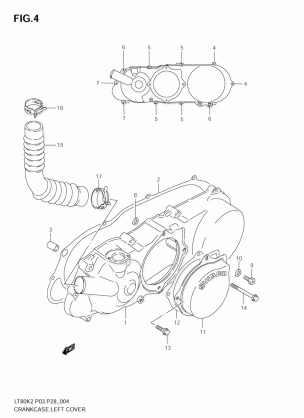 CRANKCASE LEFT COVER