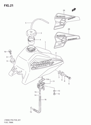 FUEL TANK (MODEL K2 / K3 / K4)