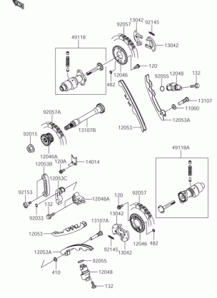 CAMSHAFT / TENSIONER(K4)