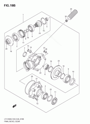 FINAL BEVEL GEAR (MODEL K4 / K5 / K6)