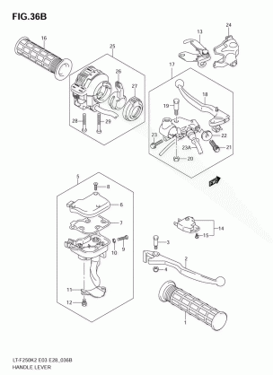 HANDLE LEVER (MODEL K5 / K6)