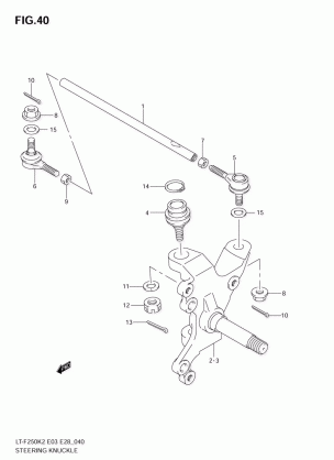 STEERING KNUCKLE (MODEL K2 / K3)