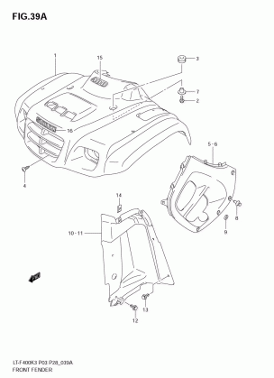 FRONT FENDER (MODEL K4)