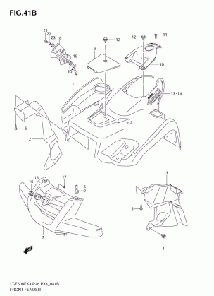 FRONT FENDER (MODEL K6)