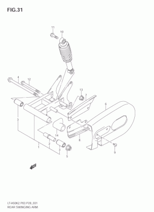 REAR SWINGINGARM