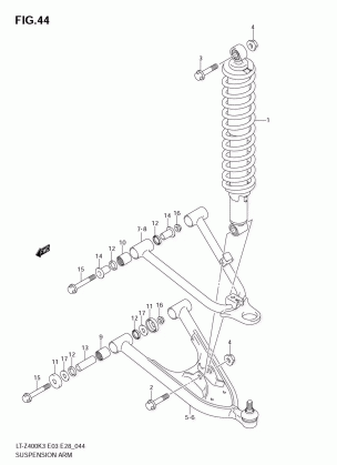 SUSPENSION ARM (MODEL K3 / K4)