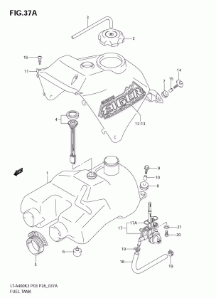 FUEL TANK (MODEL K4 / K5 / K6)