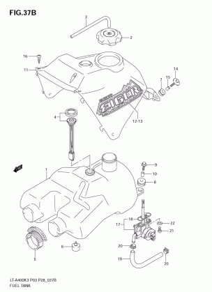 FUEL TANK (MODEL K7)