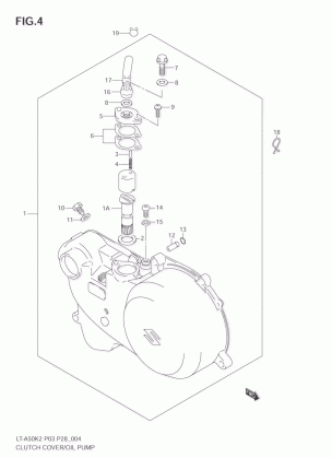 CLUTCH COVER - OIL PUMP