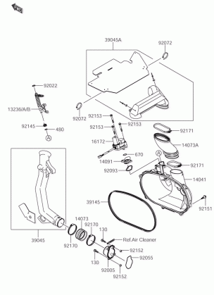 CONVERTER COVER / DRIVE BELT