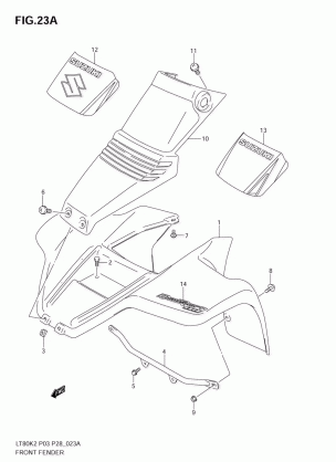 FRONT FENDER (MODEL K5 / K6)