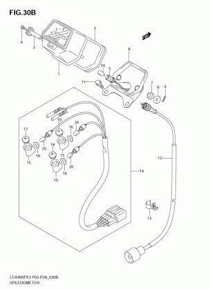 SPEEDOMETER (MODEL K6 / K7)