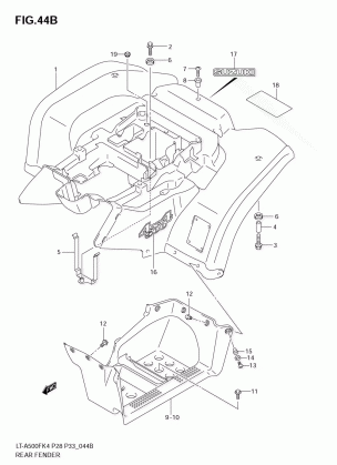 REAR FENDER (MODEL K7)