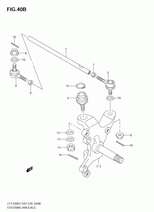 STEERING KNUCKLE (MODEL K5 / K6)